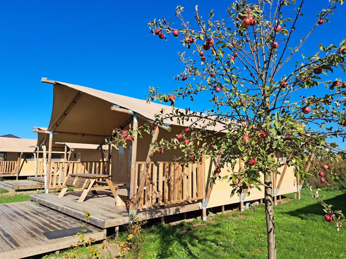De Hazelaarshof Luxe Glampingtent Bij Natuurgebied De Millingerwaard Kekerdom Eksteriør billede
